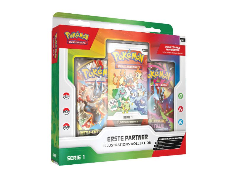 Pokemon Illustrations Kollektion Box (Erste Partner Serie 1) - DE - Box Collection Sets - BattleofCards