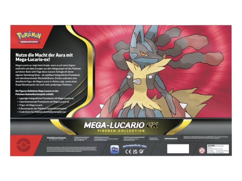 Pokemon Mega Lucario ex Figuren Kollektion Box - DE - Box Collection Sets - BattleofCards