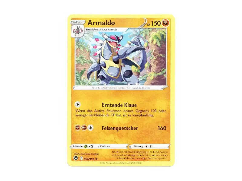 Armaldo 096/195 - Common - DE - Einzelkarten - BattleofCards