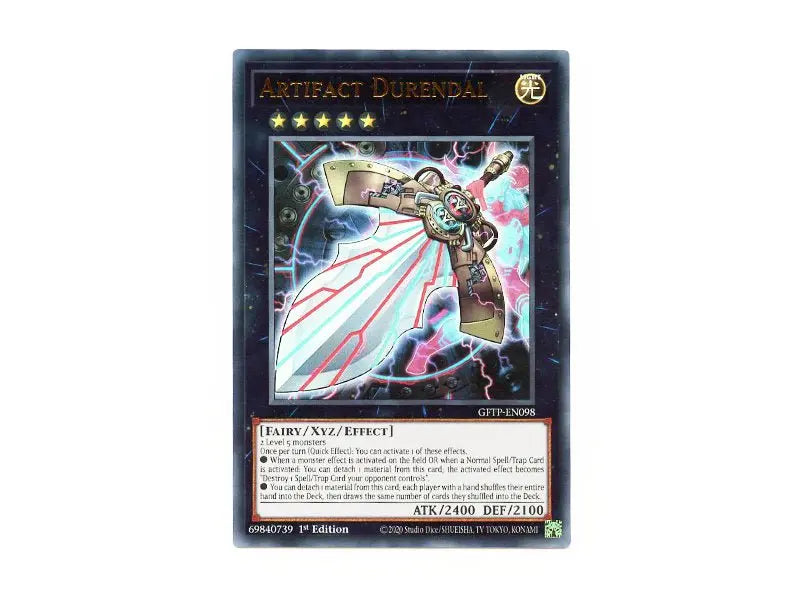 Artifact Durendal GFTP - EN098 - Ultra Rare - Einzelkarten Yu - Gi - Oh! - BattleofCards