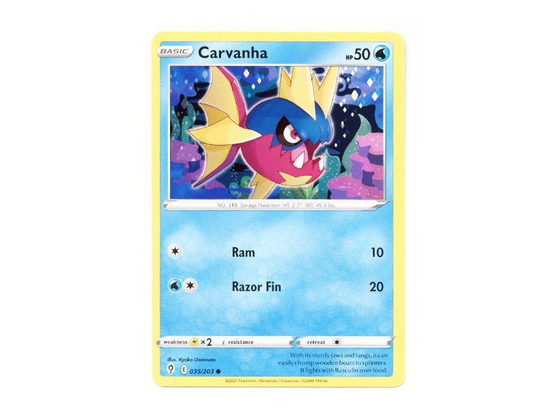 Carvanha 035/203 - Common - BattleofCards