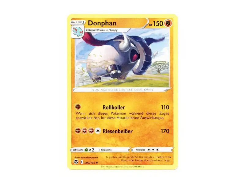 Donphan 092/195 - Common - DE - Einzelkarten - BattleofCards