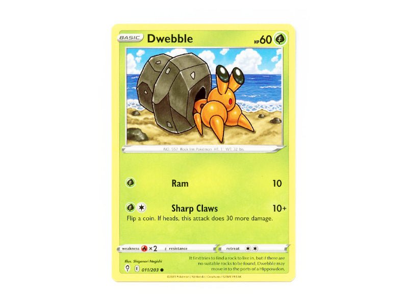 Dwebble 011/203 - Common - BattleofCards