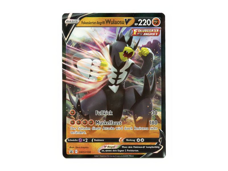 Fokussierter-Angriff-Wulaosu V SWSH106- Promo - DE - BattleofCards