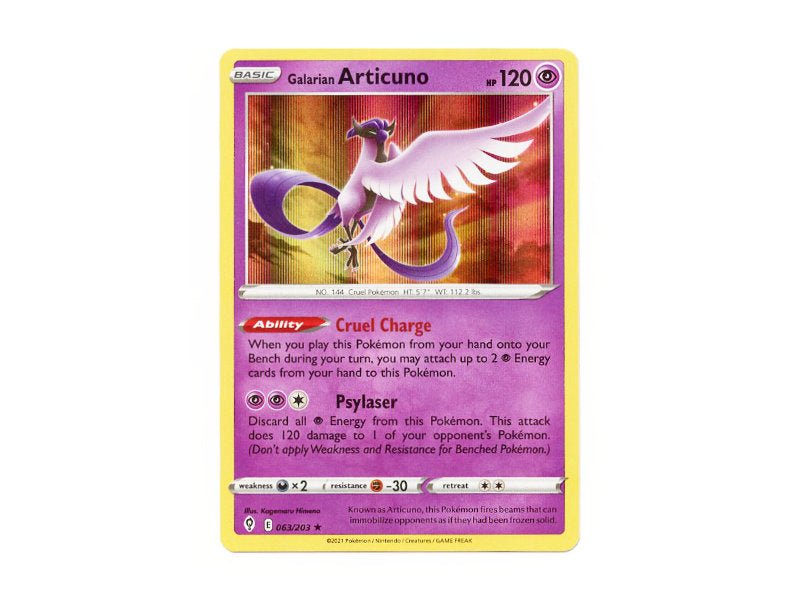 Galarian Articuno 063/203 - Holo - BattleofCards