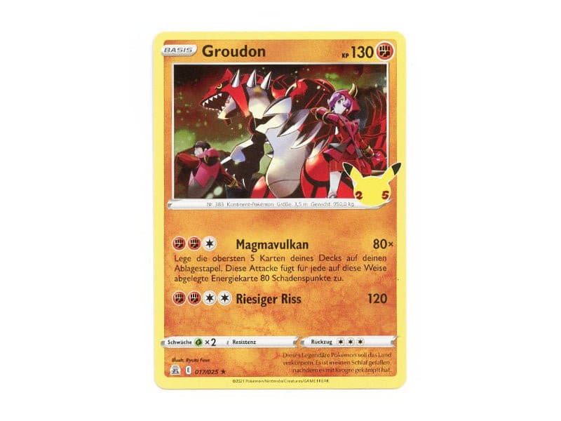 Groudon 017/025 - Holo Rare - DE - BattleofCards