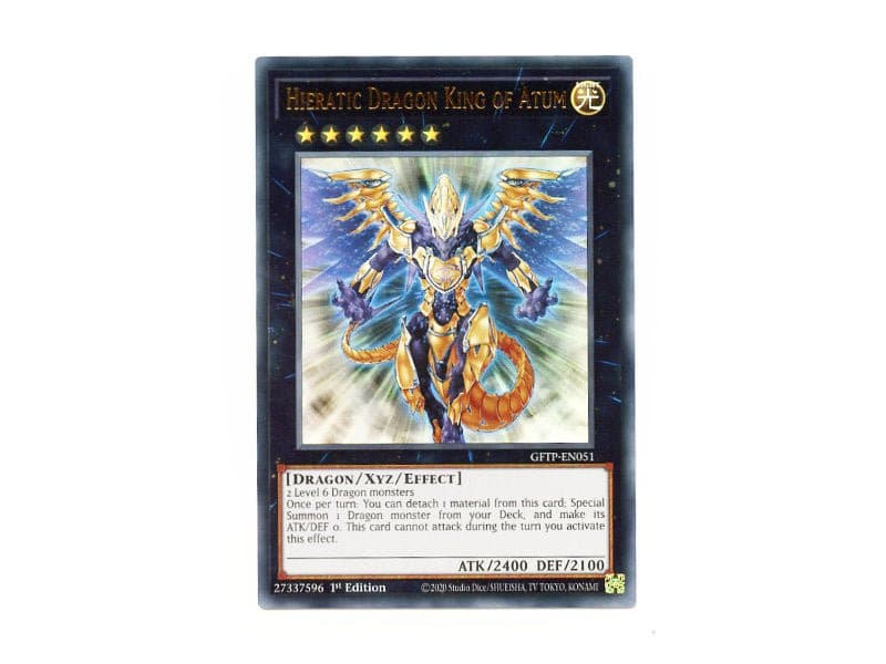 Hieratic Dragon King of Atum GFTP-EN051 - Ultra Rare - BattleofCards