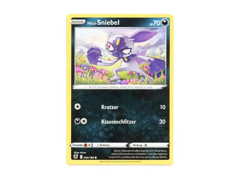 Hisui - Sniebel 092/189 - Common - DE - Einzelkarten - BattleofCards