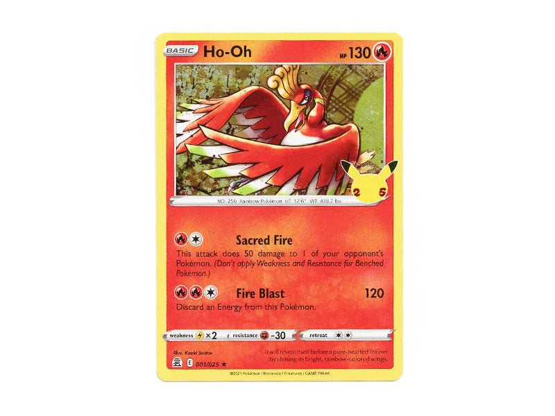 Ho-Oh 001/025 - Holo Rare - BattleofCards
