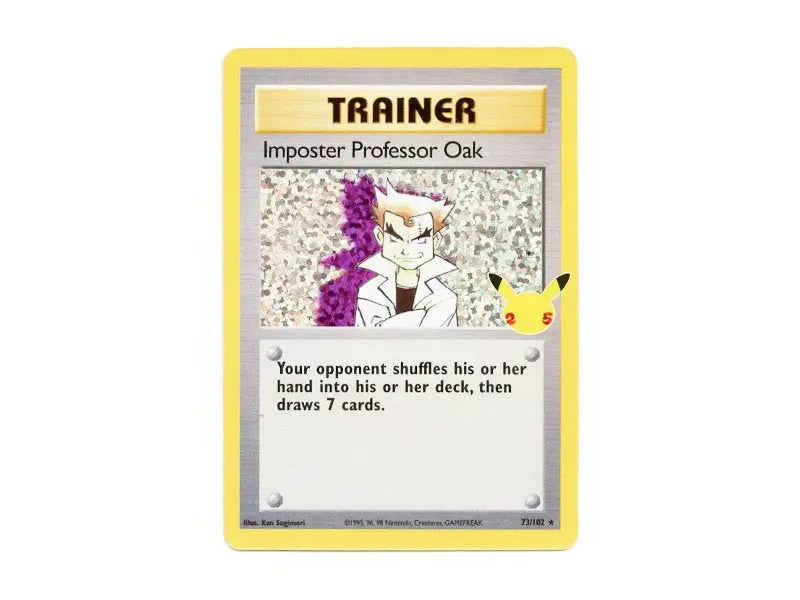 Imposter Professor Oak 73/102 - Rare - Einzelkarten - BattleofCards