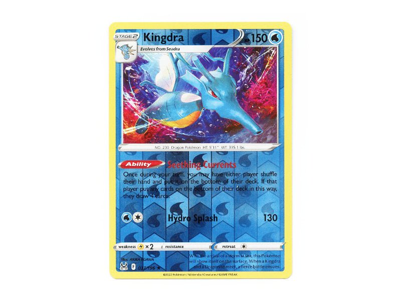 Kingdra 037/196 - Reverse Holo - BattleofCards