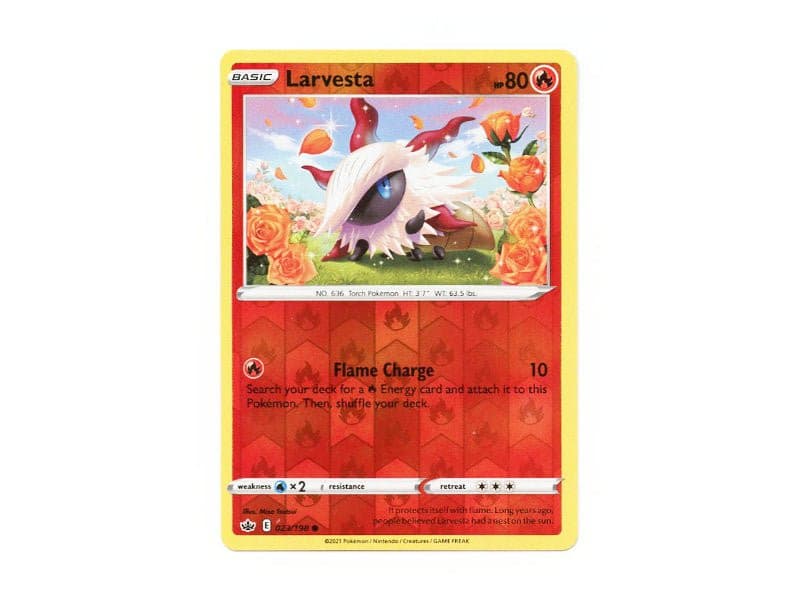 Larvesta 023/198 - Reverse Holo - BattleofCards