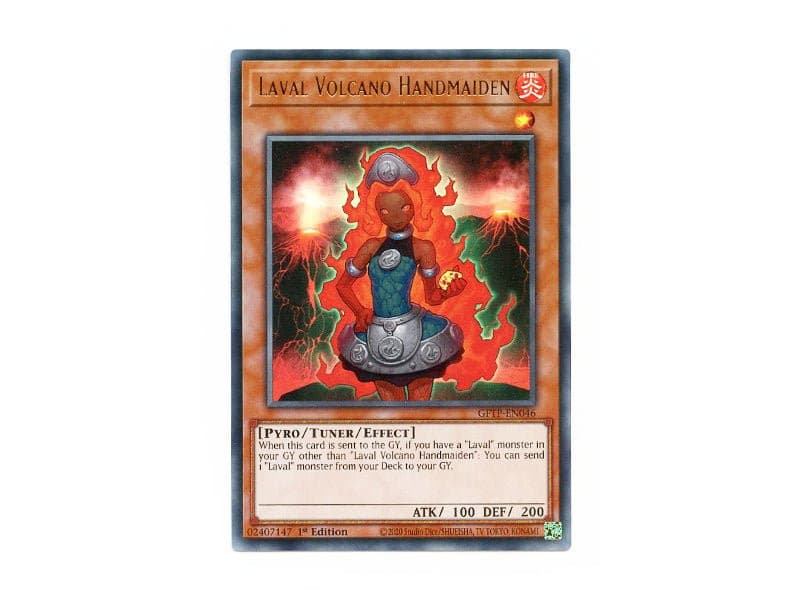 Laval Volcano Handmaiden GFTP-EN046 - Ultra Rare - BattleofCards