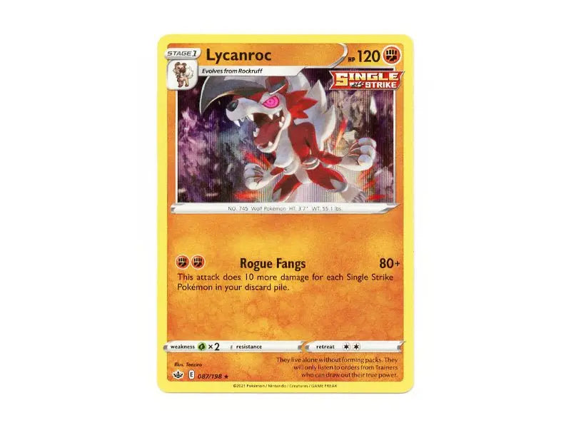 Lycanroc 087/198 - Holo - Einzelkarten - BattleofCards