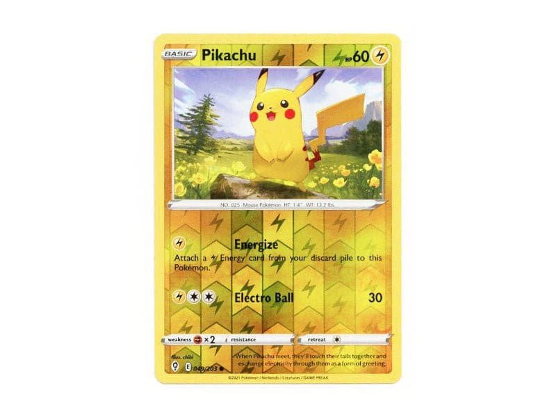 Pikachu 049/203 - Reverse Holo - BattleofCards