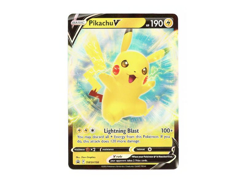 Pikachu V SWSH198 - Promo - BattleofCards