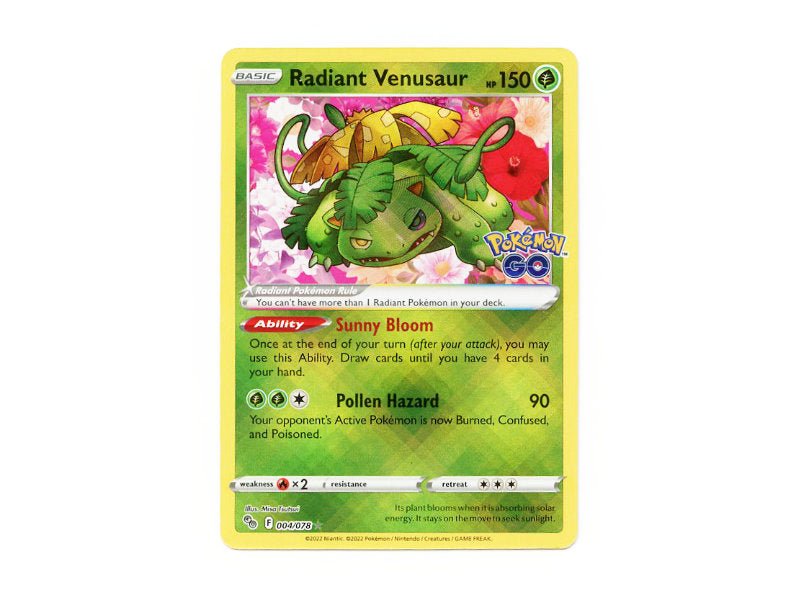 Radiant Venusaur 004/078 - Ultra Rare - Einzelkarten - BattleofCards