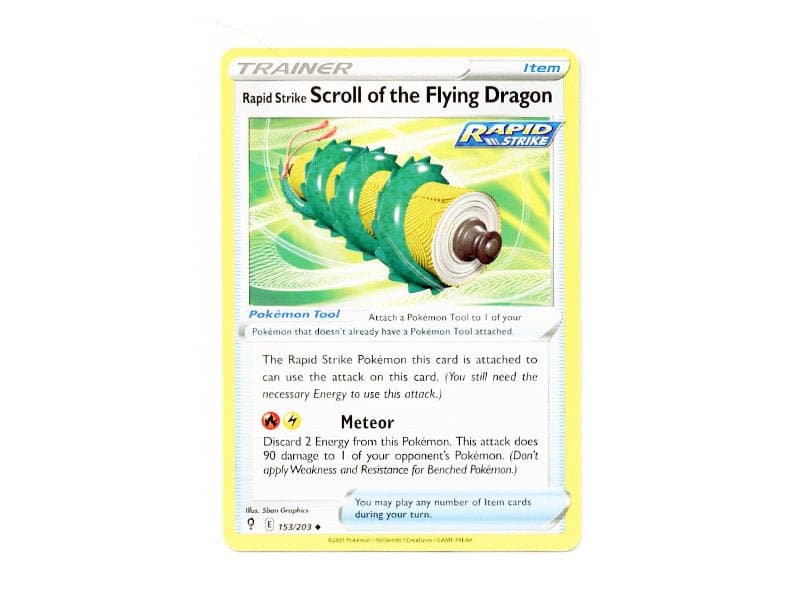 Rapid Strike Scroll of the Flying Dragon 153/203 - Common - BattleofCards
