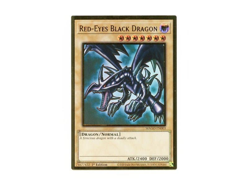 Red-Eyes Black Dragon MAGO-EN003 - Premium Gold Rare - BattleofCards