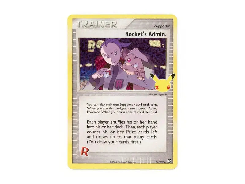Rocket's Admin 86/109 - Uncommon - Einzelkarten - BattleofCards
