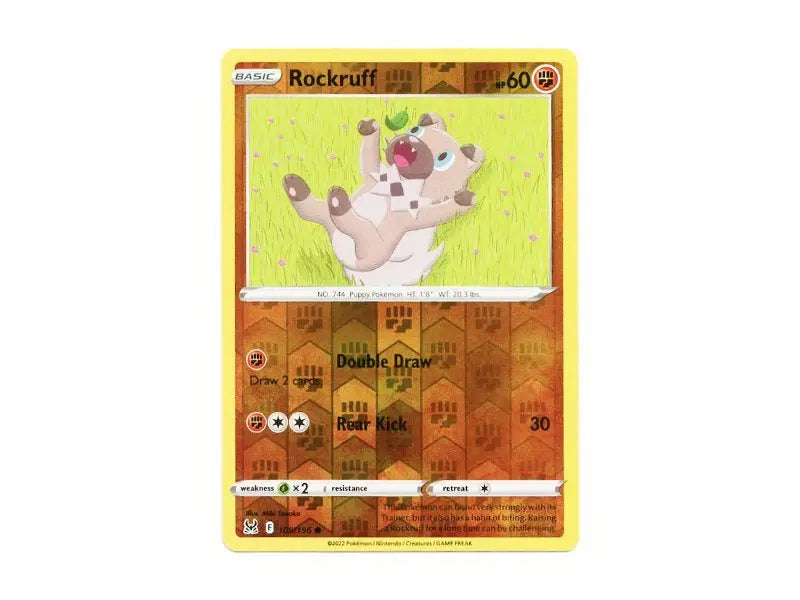 Rockruff 109/196 - Reverse Holo - Einzelkarten - BattleofCards