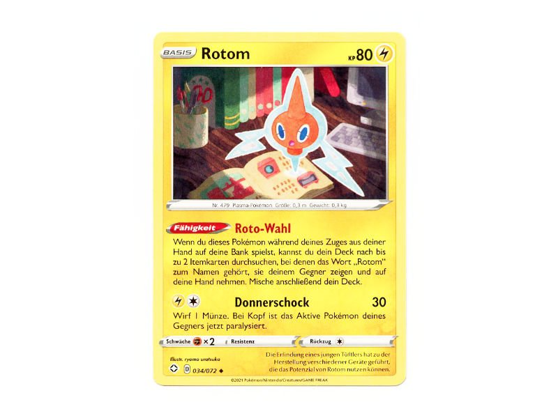 Rotom 034/072 - Common - DE - BattleofCards