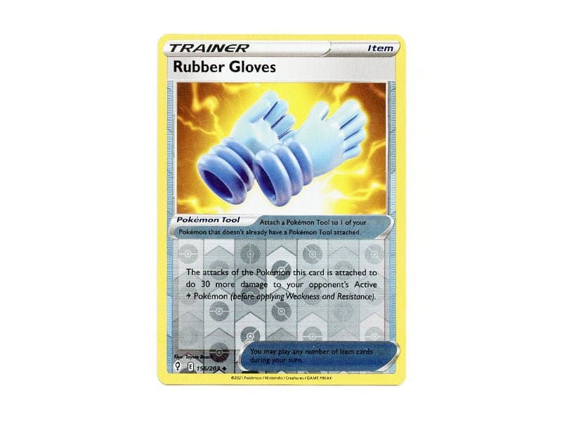 Rubber Gloves 156/203 - Reverse Holo - BattleofCards