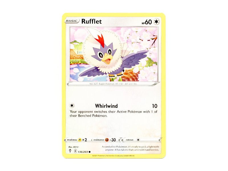 Rufflet 136/203 - Common - BattleofCards