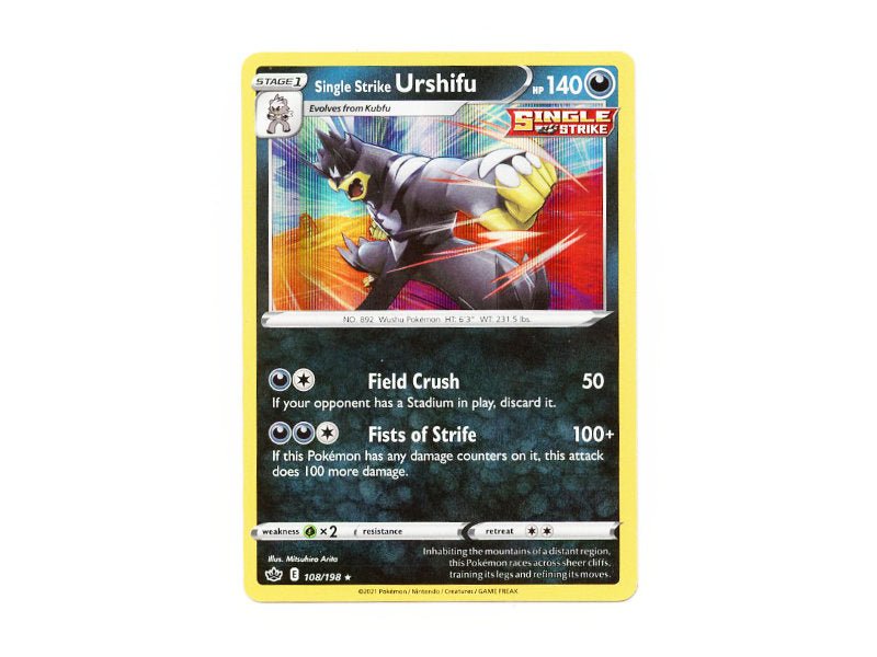 Single Strike Urshifu 108/198 - Holo - BattleofCards