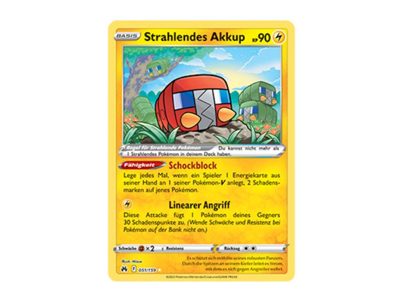 Strahlendes Akkup 051/159 - Ultra Rare - BattleofCards