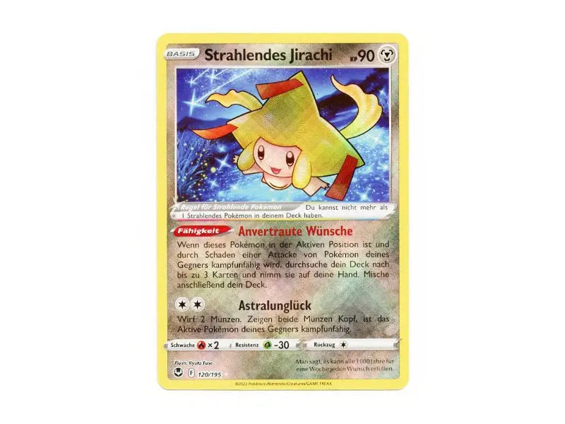 Strahlendes Jirachi 120/195 - Ultra Rare - DE - Einzelkarten - BattleofCards