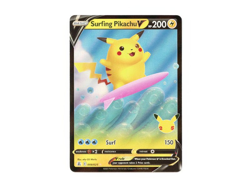 Surfing Pikachu V 008/025 - Ultra Rare - BattleofCards