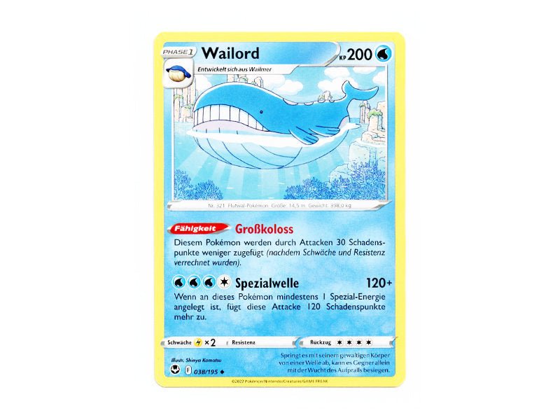 Wailord 038/195 - Common - DE - BattleofCards