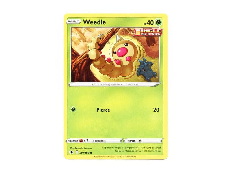 Weedle 001/198 - Common - BattleofCards