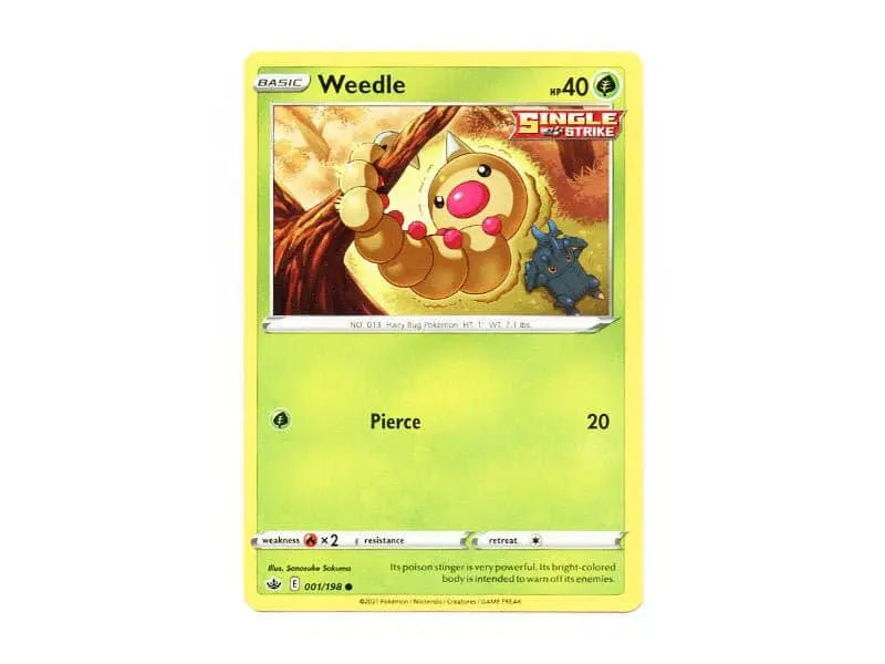 Weedle 001/198 - Common - Einzelkarten - BattleofCards