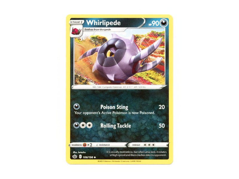 Whirlipede 106/198 - Common - BattleofCards