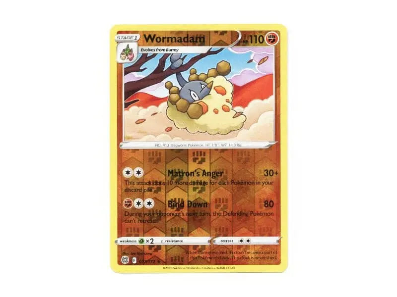 Wormadam 077/172 - Reverse Holo - BattleofCards