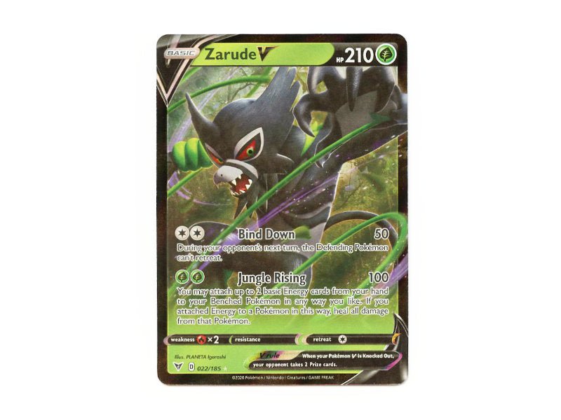 Zarude V 022/185 - Ultra Rare - BattleofCards